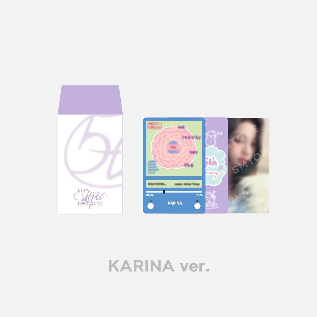 AESPA - 5TH ANNIVERSARY LUCKY CARD SET Nolae