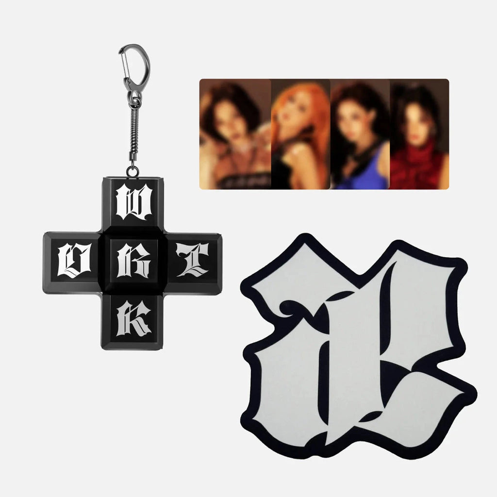 AESPA - CLICK IT KEYCAP & MOUSE PAD SET (THE 1ST SINGLE ALBUM 'DIRTY W