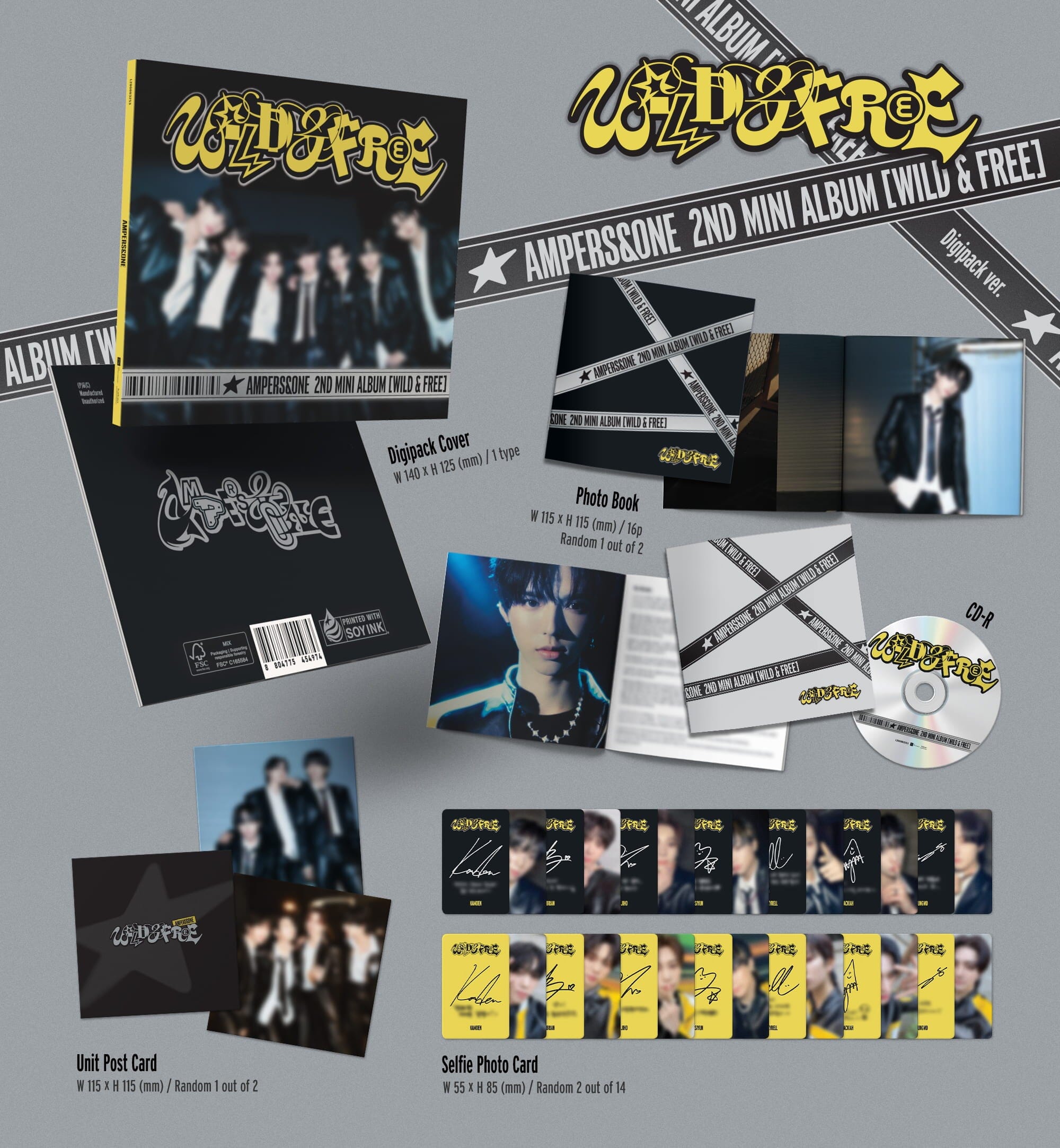 AMPERS&ONE - WILD & FREE (DIGIPACK VER.) Nolae