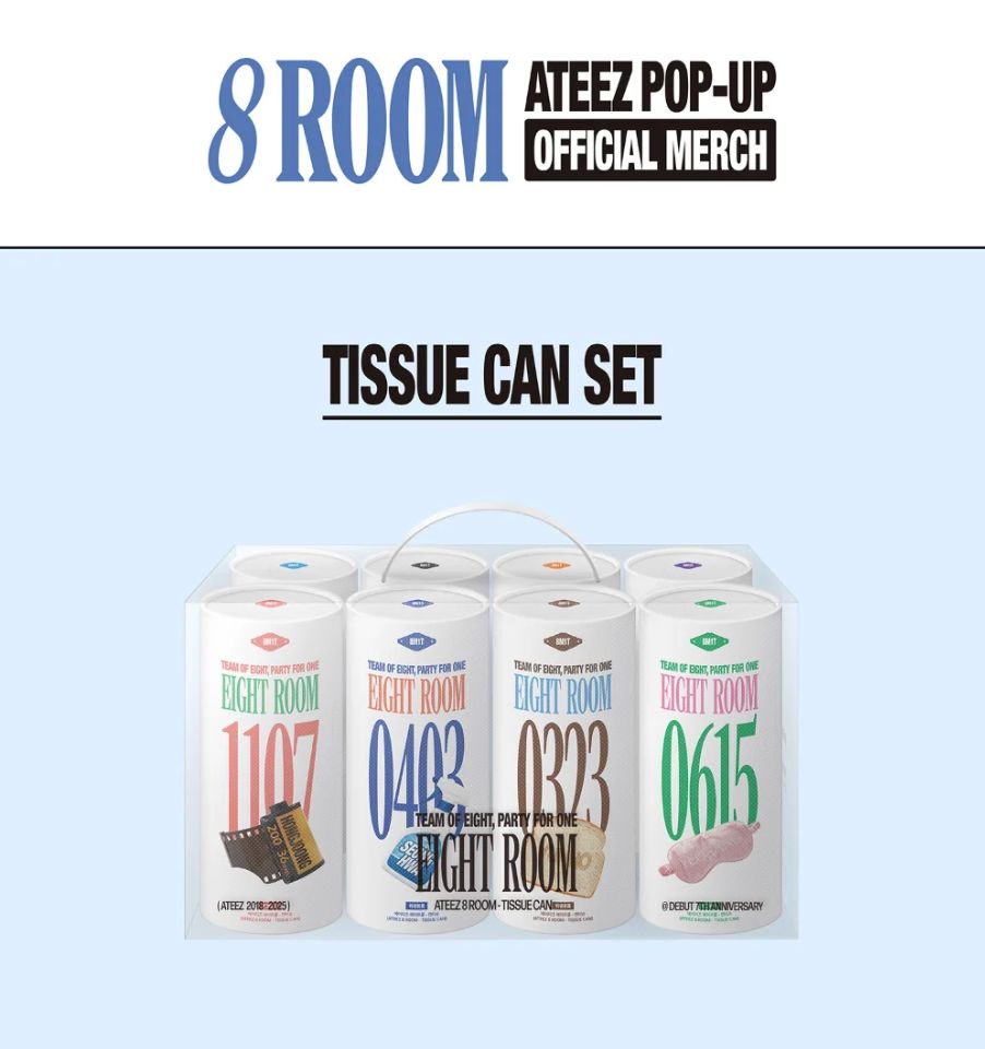 ATEEZ - 8ROOM 7TH ANNIVERSARY POP-UP OFFICIAL MD Nolae