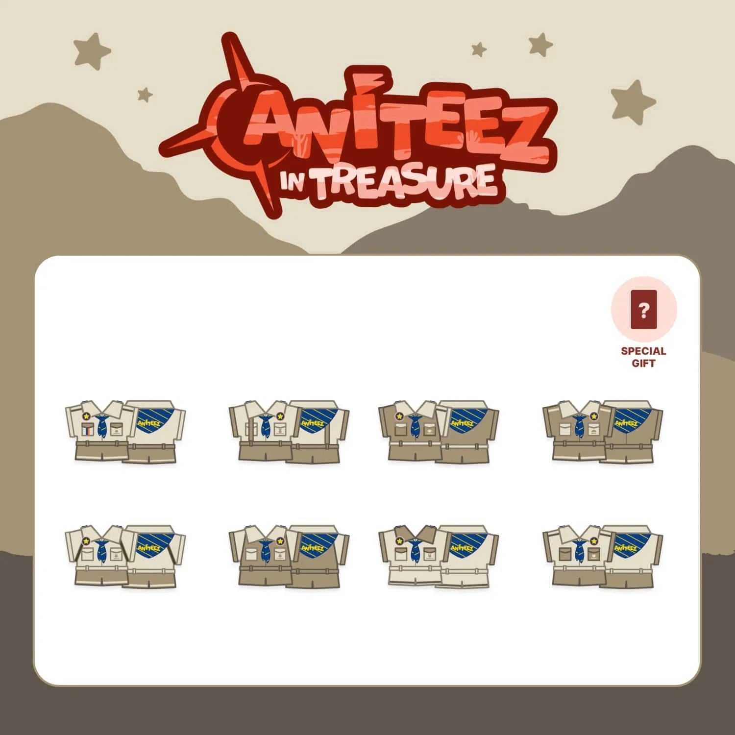 ATEEZ - ANITEEZ IN TREASURE OFFICIAL MD 1 Nolae
