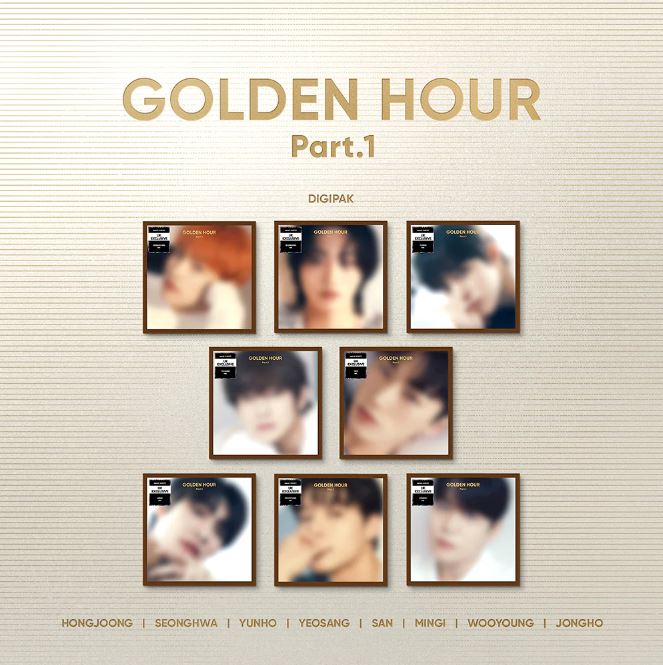 ATEEZ - GOLDEN HOUR : PART 1 (DIGIPAK VER.) hello82 UK Exclusive