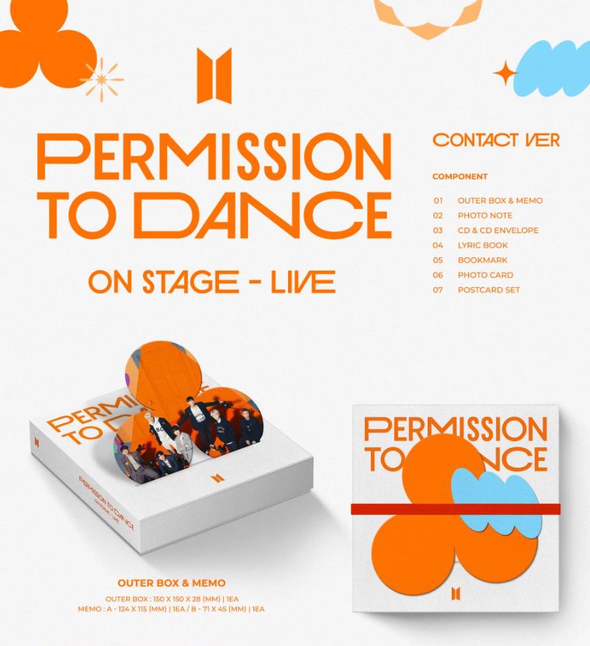 BTS - PERMISSION TO DANCE ON STAGE - LIVE (LIVE ALBUM) + Weverse Gift Nolae