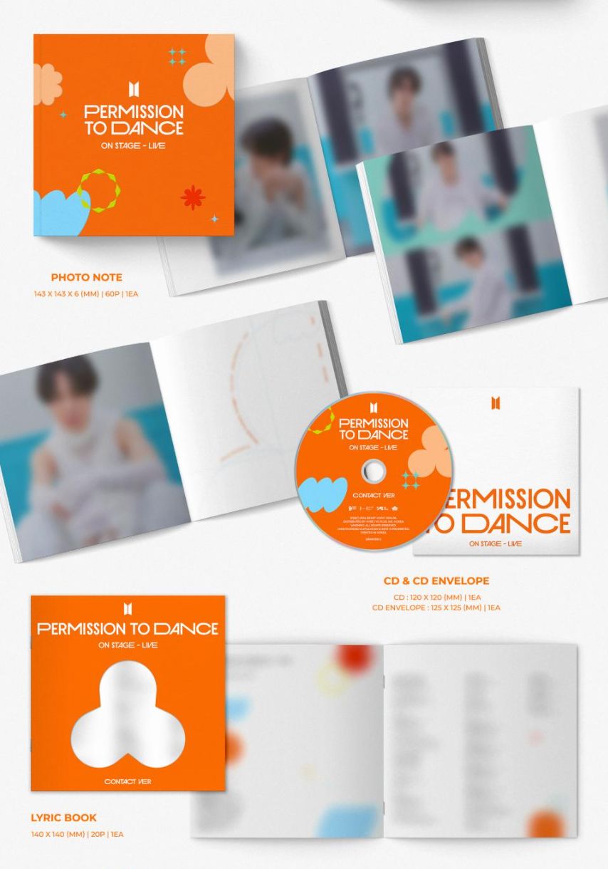 BTS - PERMISSION TO DANCE ON STAGE - LIVE SET & DIGITAL CODE + Weverse Gift Nolae