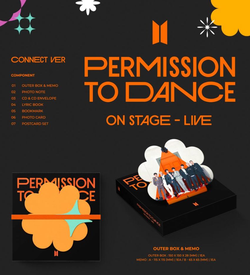 BTS - PERMISSION TO DANCE ON STAGE - LIVE SET & DIGITAL CODE + Weverse Gift Nolae