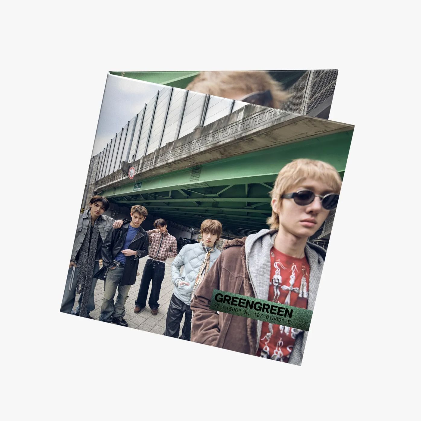 CORTIS ジュフン GREENGREEN LINEMUSIC キャンペーン cortis-greengreen-vinyl-nolae-