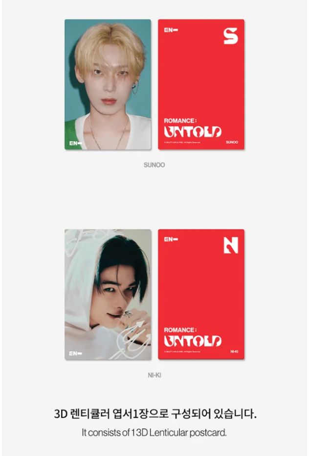 ENHYPEN - ROMANCE : UNTOLD OFFICIAL MD Nolae