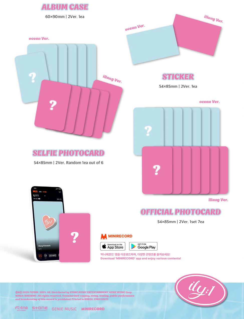 ILY:1 - ILLANG:FIREWORK (3RD MINI ALBUM) PLATFORM VER.