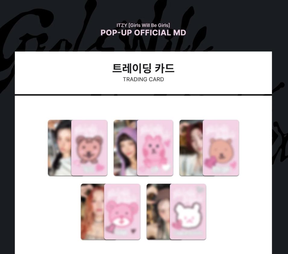 ITZY - TRADING CARD (GIRLS WILL BE GIRLS) Nolae