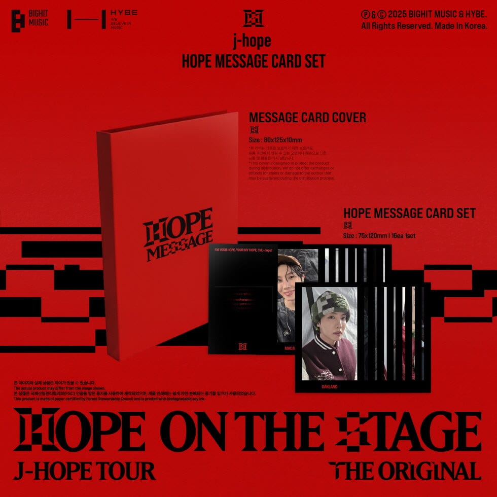J-HOPE - HOPE MESSAGE CARD SET Nolae