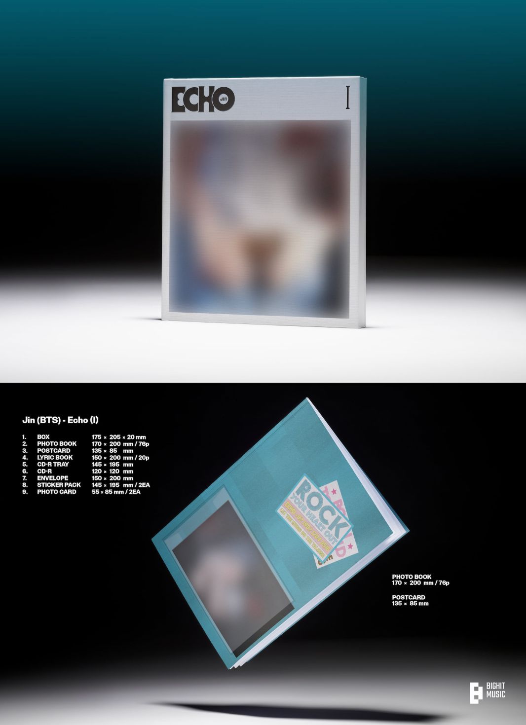 JIN (BTS) - ECHO SET + EARLY-BIRD Weverse Gift Nolae