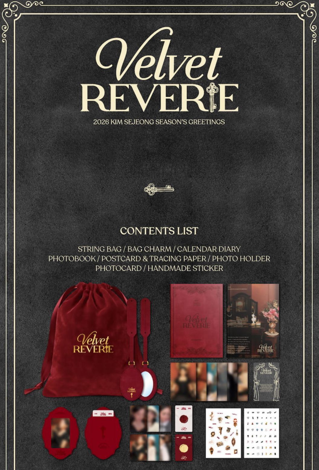 KIM SEJEONG - 2026 SEASON'S GREETINGS (VELVET REVERIE) Nolae