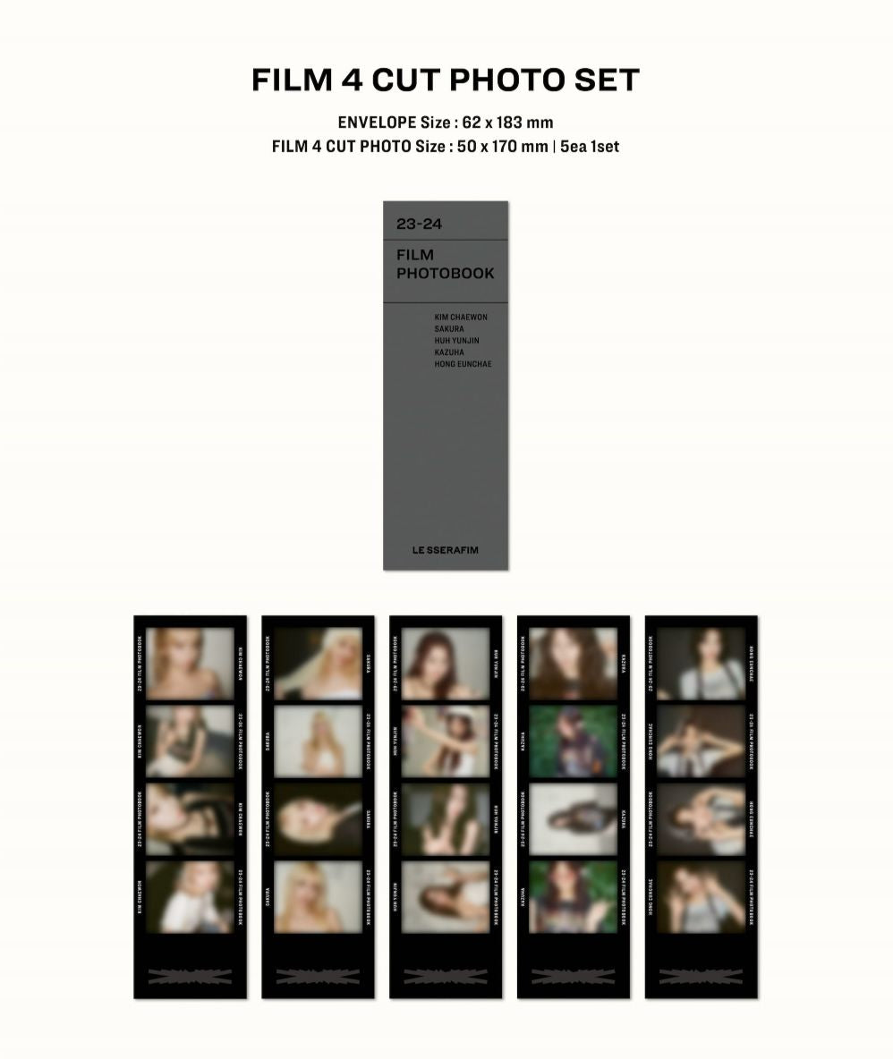 LE SSERAFIM - 'ON-OFF 23-24' FILM PHOTOBOOK + Weverse Gift Nolae