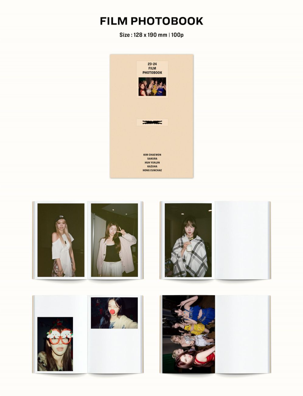 LE SSERAFIM - 'ON-OFF 23-24' FILM PHOTOBOOK + Weverse Gift Nolae