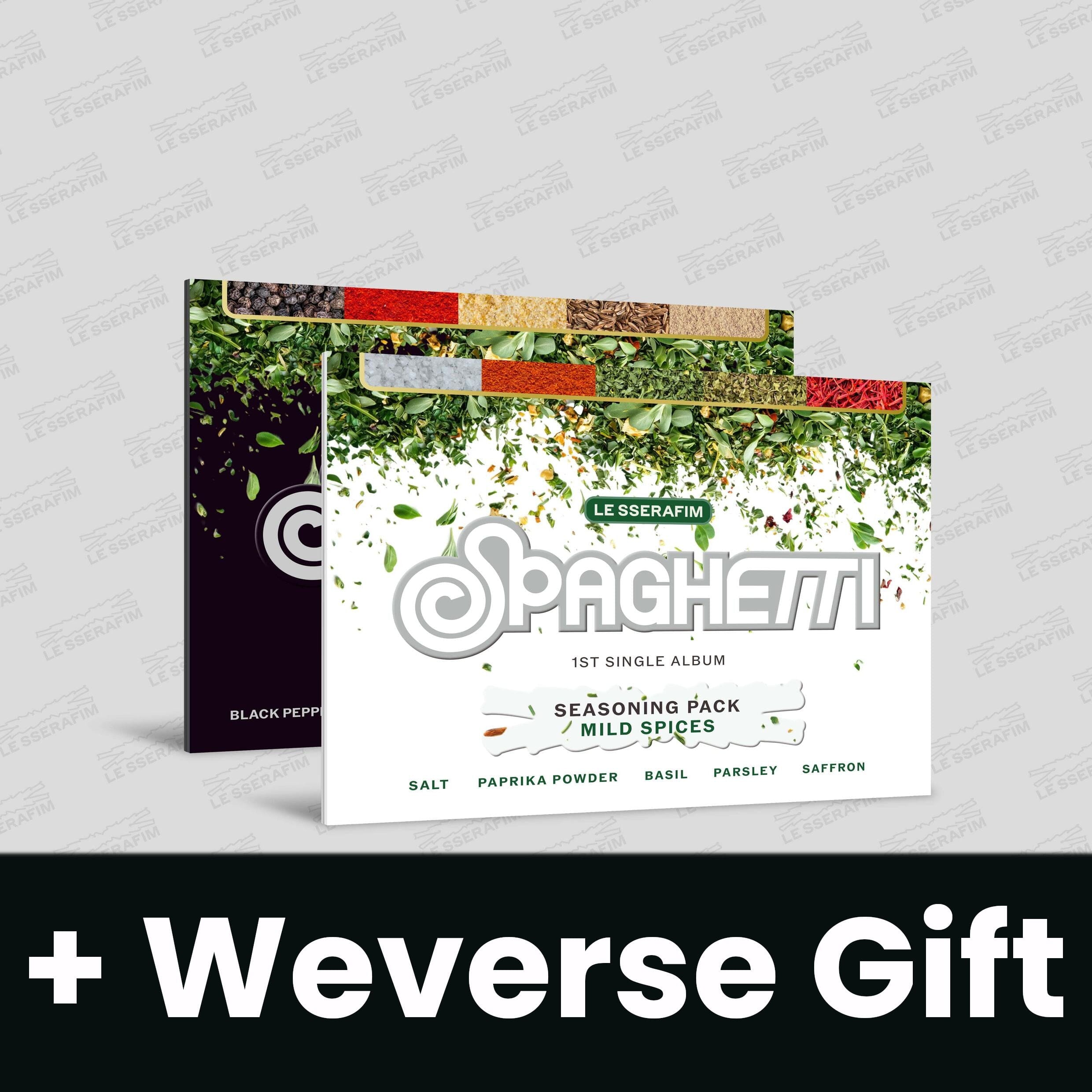 LE SSERAFIM - SPAGHETTI (WEVERSE ALBUMS VER.) + Weverse Gift Nolae