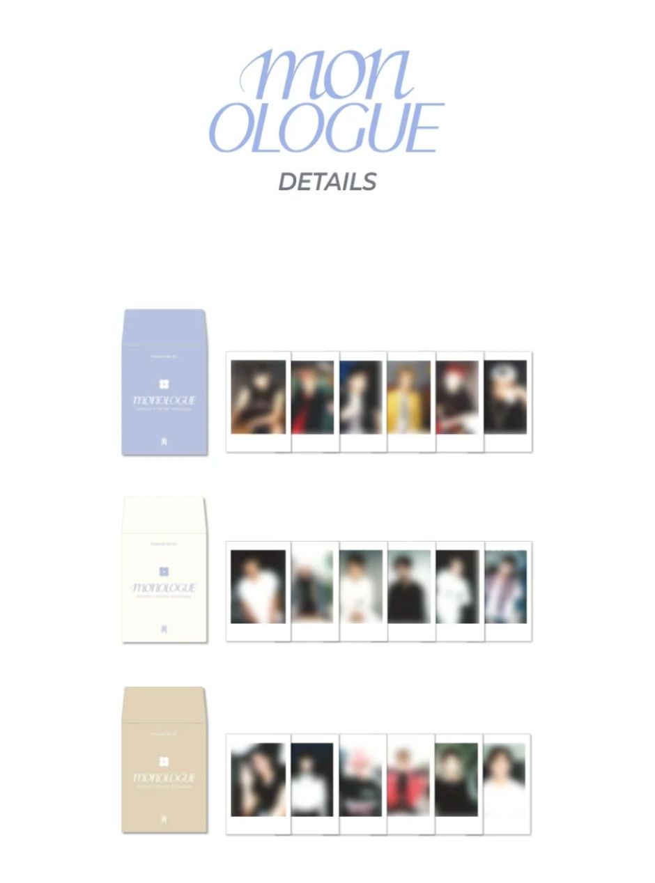 MONSTA X - PHOTOCARD & POLAROID SET (MONOLOGUE 'THE 10TH ANNIVERSARY' POP UP OFFICIAL MD) Nolae
