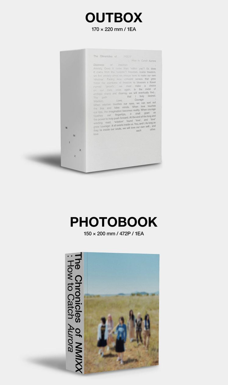 NMIXX - PHOTOBOOK (THE CHRONICLES OF NMIXX : HOW TO CATCH AURORA) + Soundwave Photocards Nolae