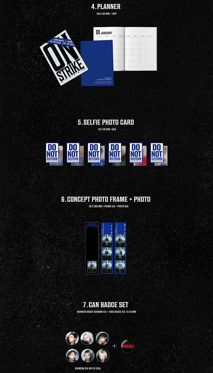 P1HARMONY - 2026 SEASON'S GREETINGS + POB APPLE MUSIC PHOTOCARD Nolae