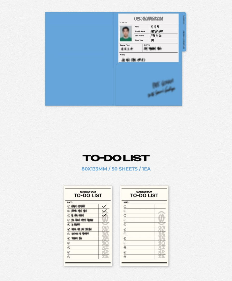 PARK SEO HAM - 2026 SEASON'S GREETINGS (SASEOHAM CORPORATION) + Extra Photocard Nolae