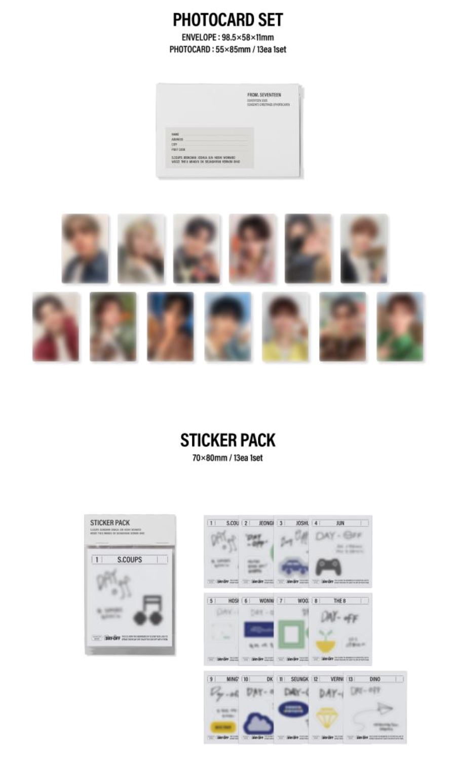 SEVENTEEN - 2025 SEASON'S GREETINGS + WALL CALENDAR SET + Weverse Gift