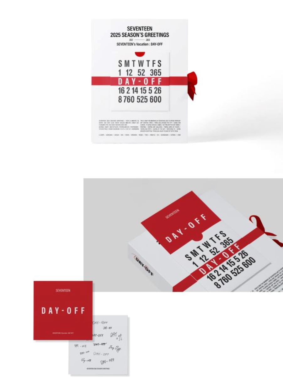 SEVENTEEN - 2025 SEASON'S GREETINGS + WALL CALENDAR SET + Weverse Gift