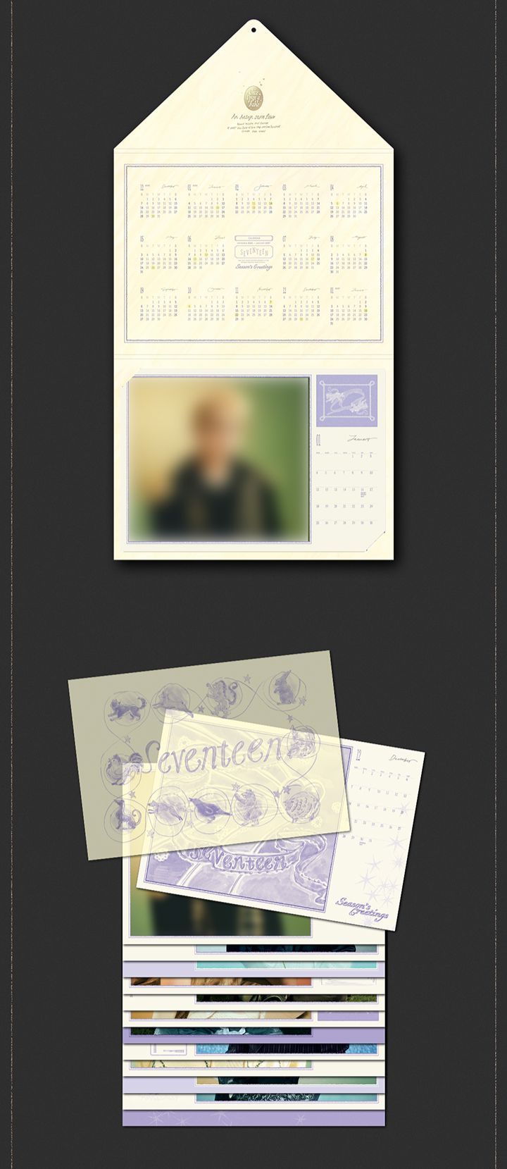 SEVENTEEN - 2026 SEASON'S GREETINGS & WALL CALENDAR SET + POB WEVERSE GIFT Nolae