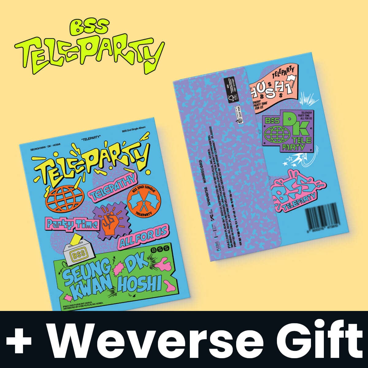 SEVENTEEN BSS - TELEPARTY (WEVERSE ALBUMS VER.) + Weverse Gift
