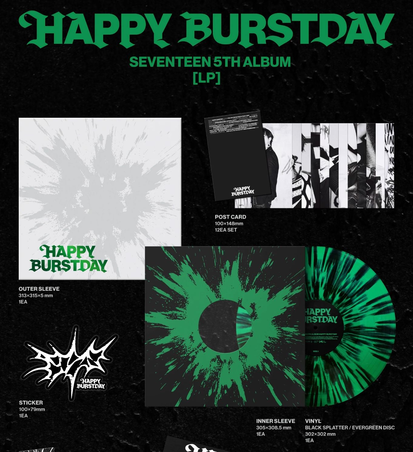 SEVENTEEN - HAPPY BURSTDAY (LP VER.) Nolae