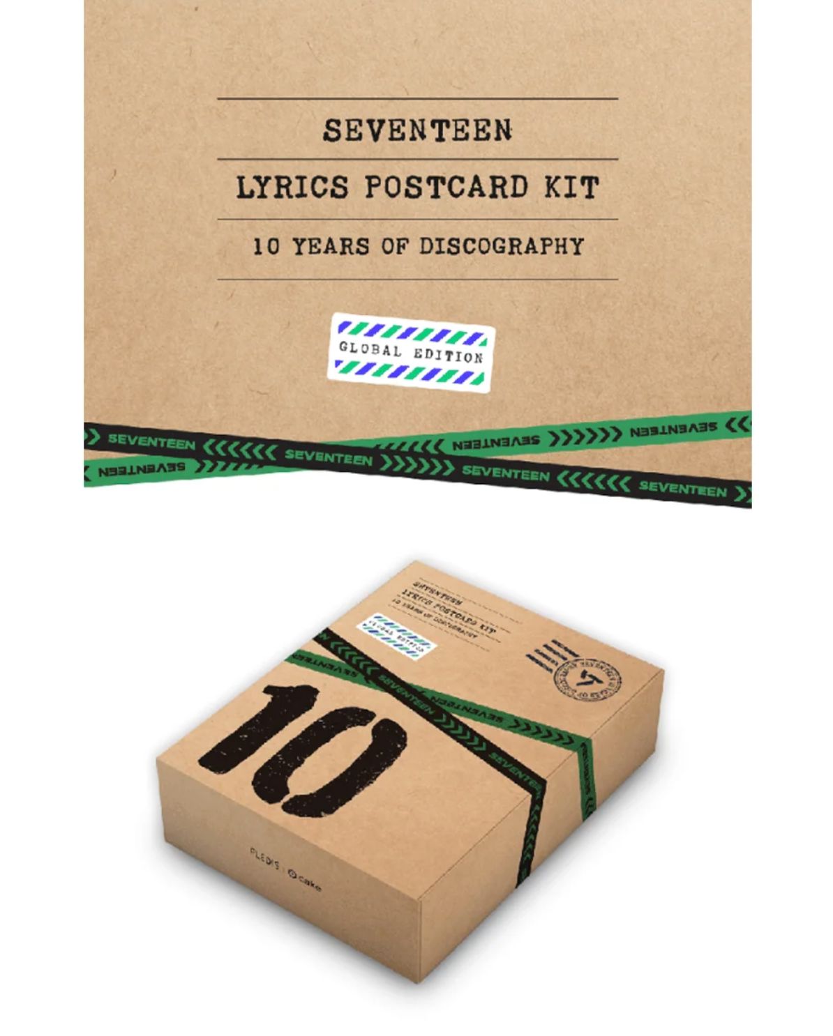 SEVENTEEN - LYRICS POSTCARD KIT Nolae