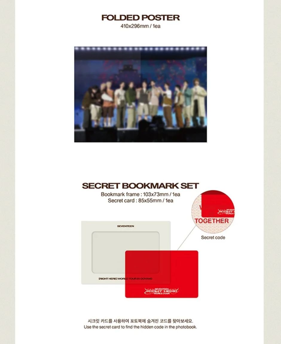 SEVENTEEN - RIGHT HERE WORLD TOUR + Weverse Gift Nolae