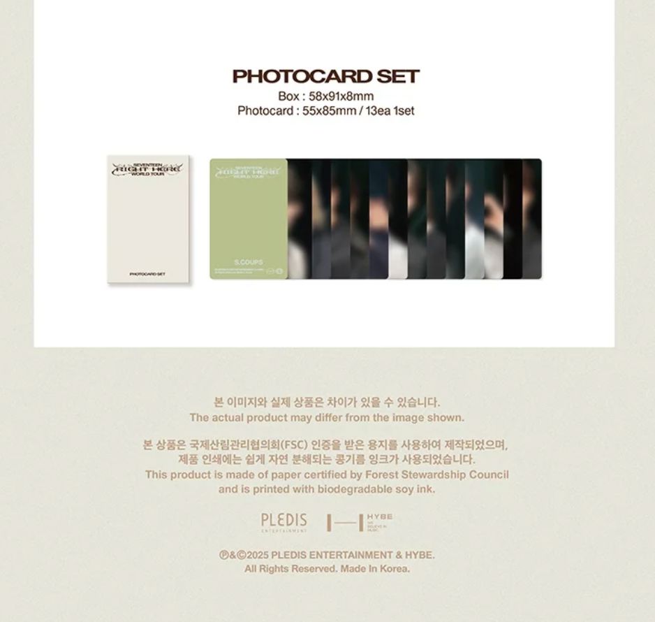 SEVENTEEN - RIGHT HERE WORLD TOUR + Weverse Gift Nolae