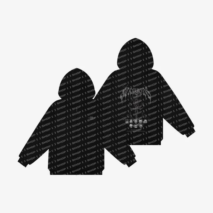 STRAY KIDS - EVIL SKZOO HOOD ZIP-UP (DOMINATE WORLD TOUR OFFICIAL MD)