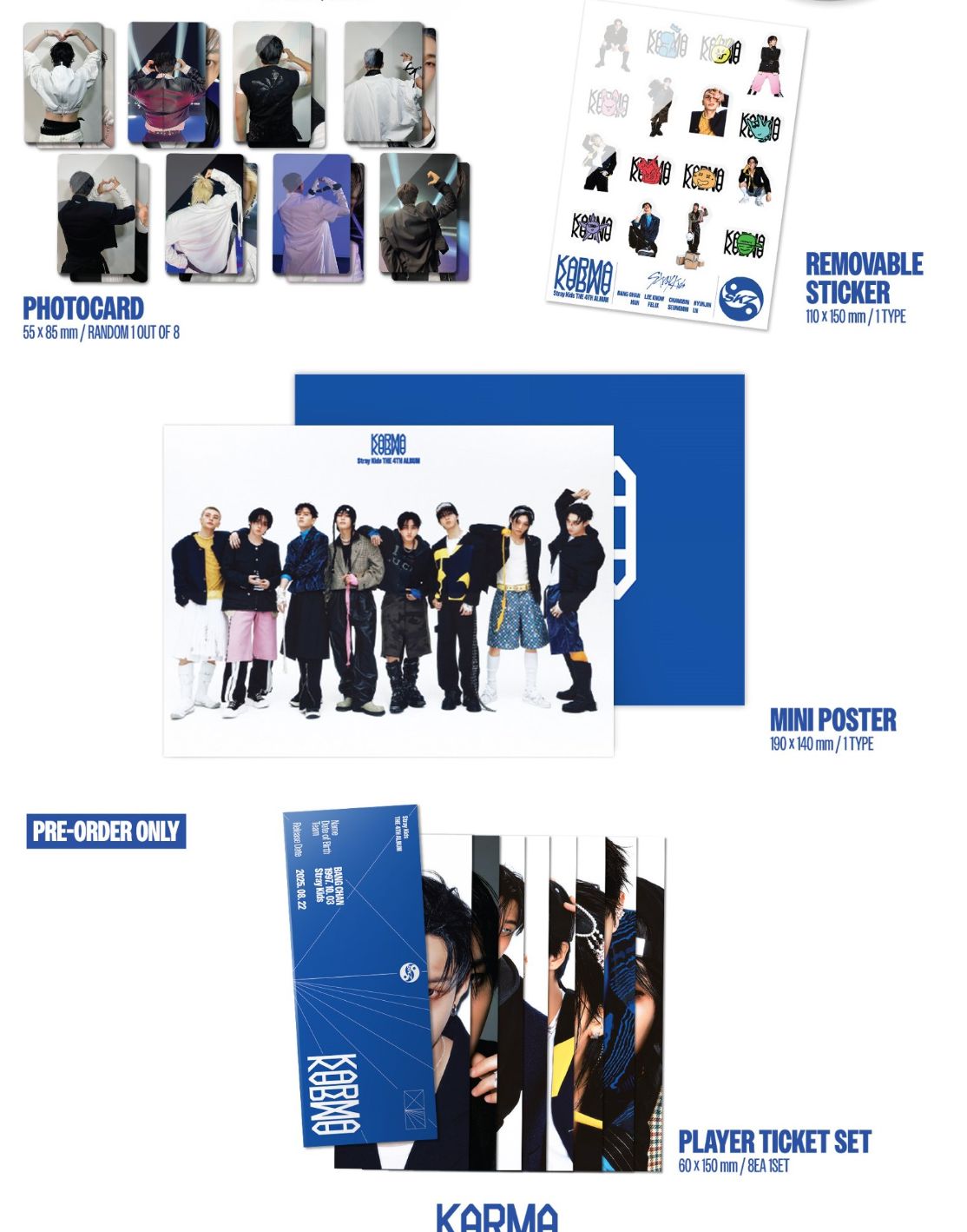 STRAY KIDS - KARMA + Aladin Photocard Nolae