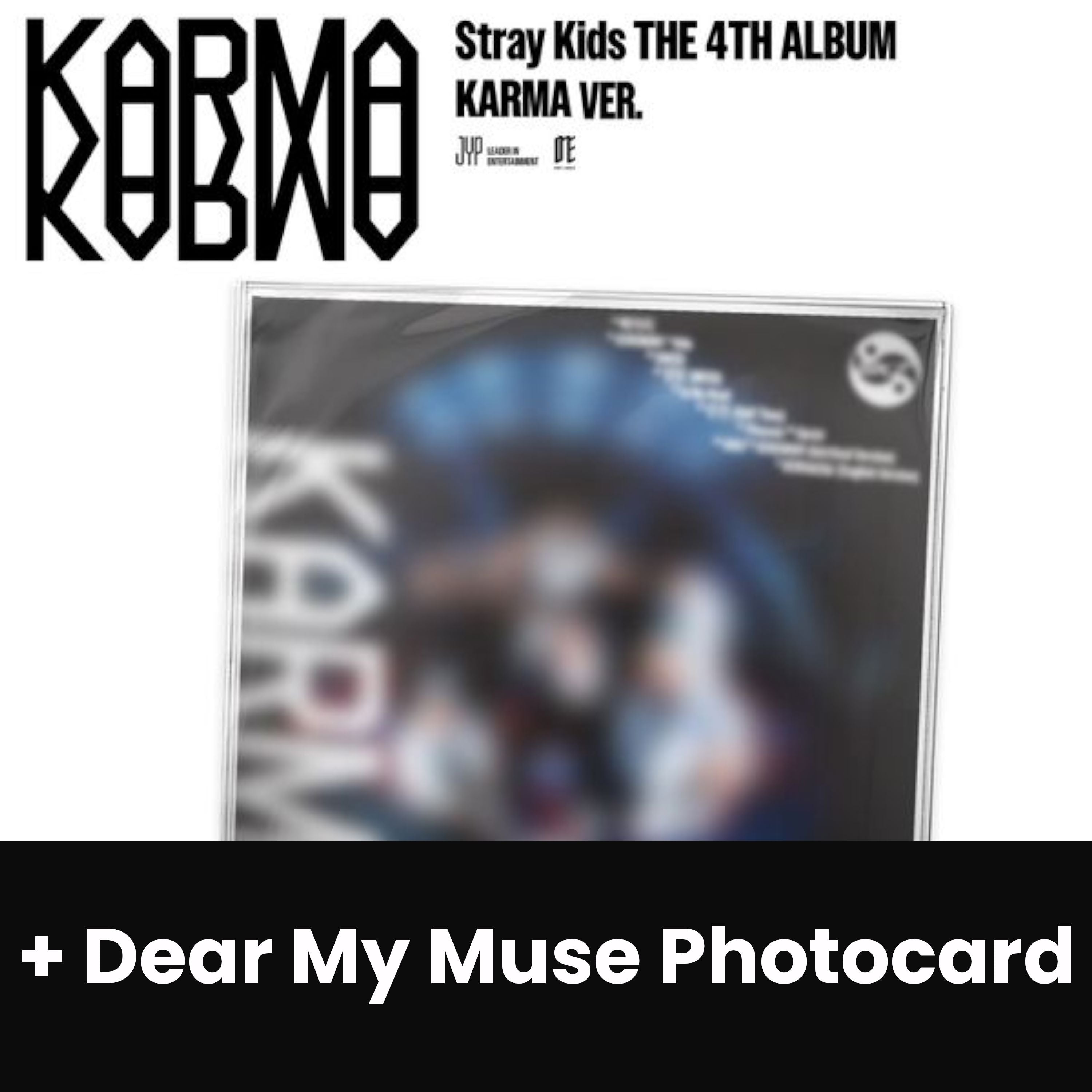 STRAY KIDS - KARMA (KARMA VER.) (LIMITED) + Dear My Muse Photocard Nolae