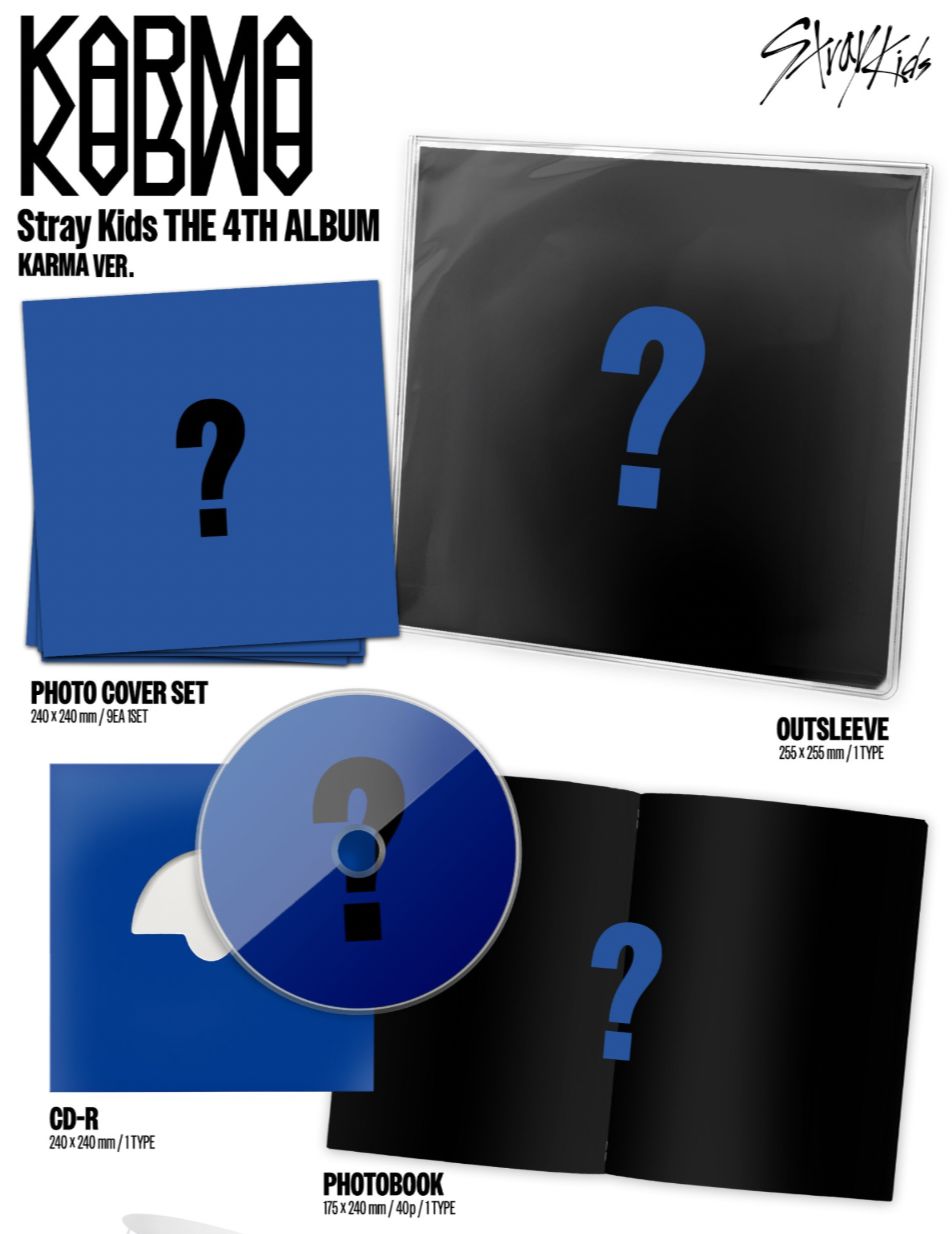 STRAY KIDS - KARMA (KARMA VER.) (LIMITED) + FANS SHOP Photocard Nolae