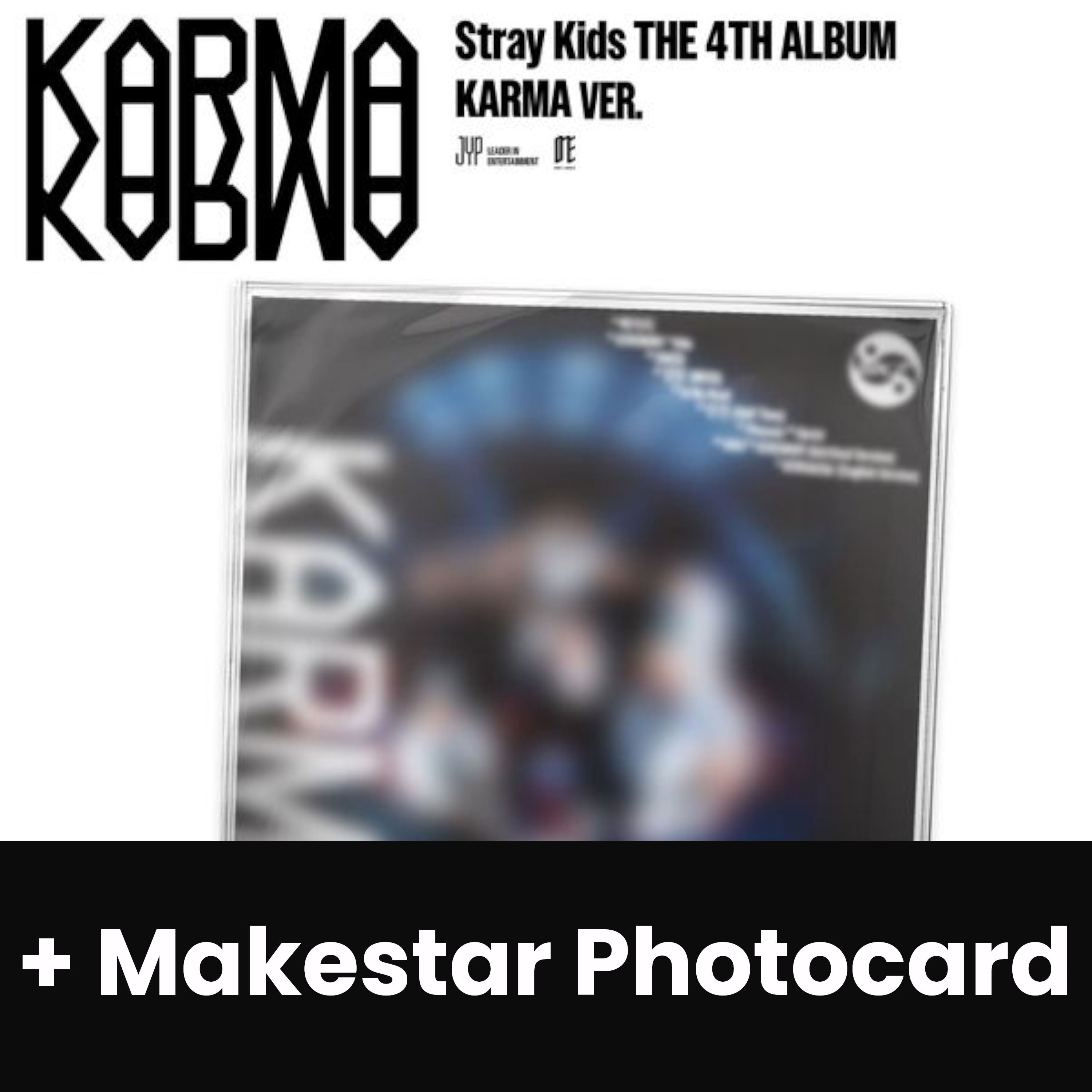STRAY KIDS - KARMA (KARMA VER.) (LIMITED) + Makestar Photocard Nolae