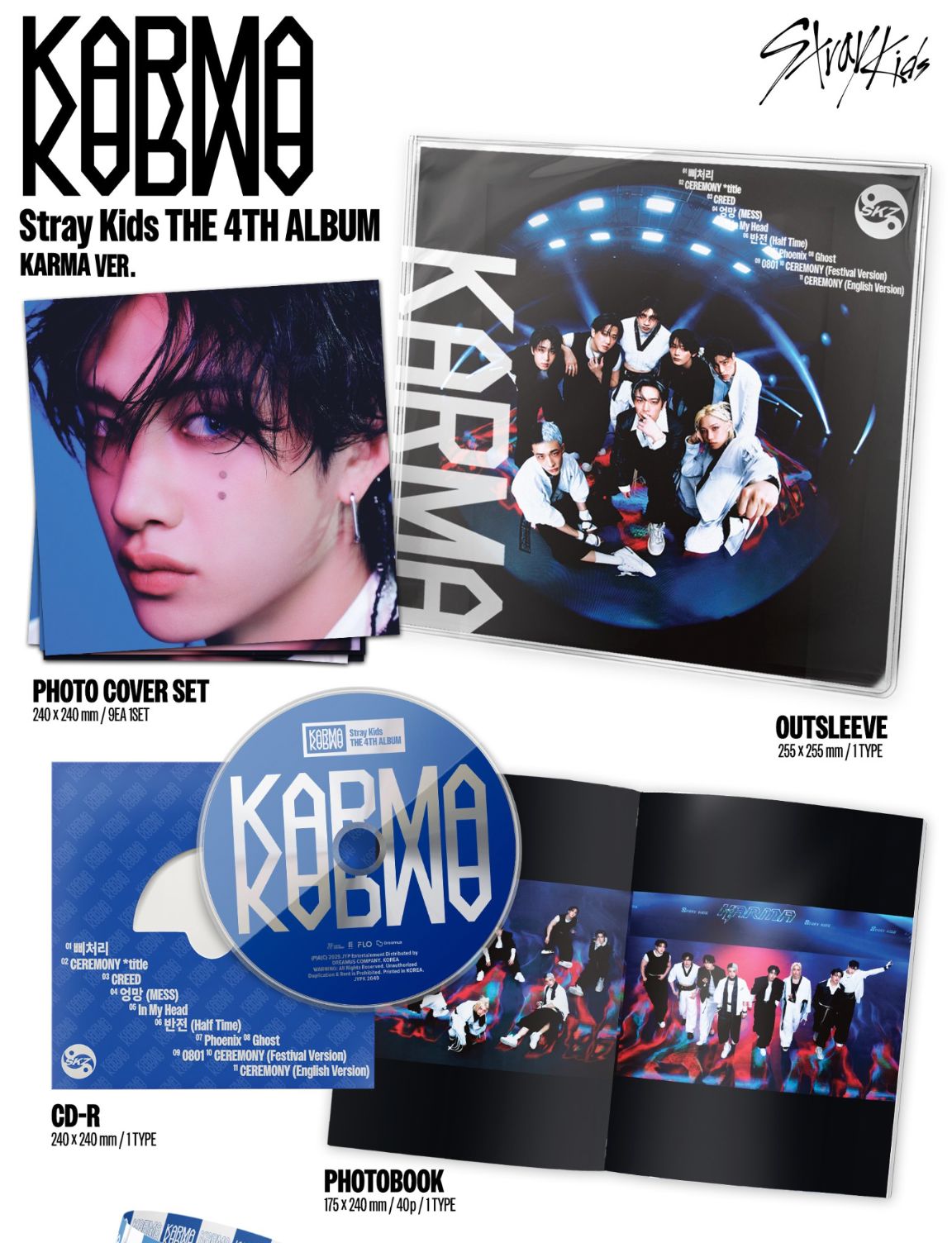 STRAY KIDS - KARMA (KARMA VER.) (LIMITED) + Soundwave Photocard Nolae