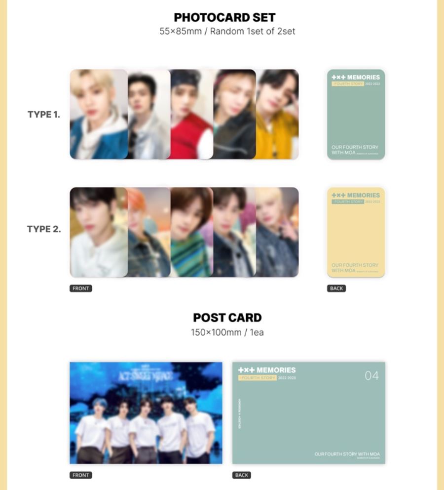 TXT - MEMORIES : FOURTH STORY + Weverse Gift