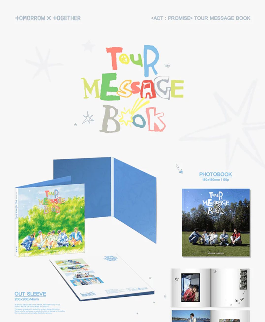TXT - TOUR MESSAGE BOOK (ACT : PROMISE) + Weverse Gift Nolae
