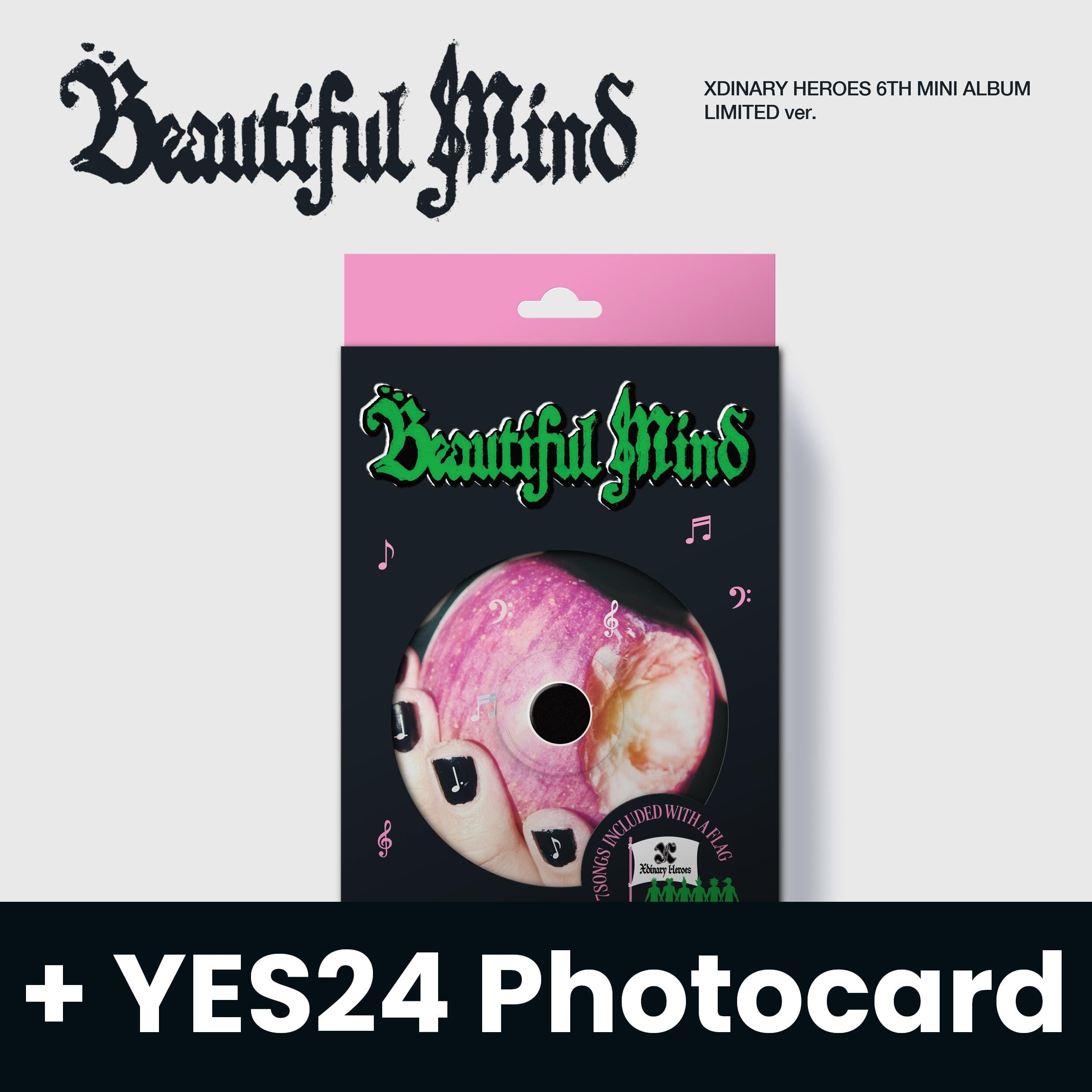XDINARY HEROES - BEAUTIFUL MIND (LIMITED VER.) + YES24 Photocard