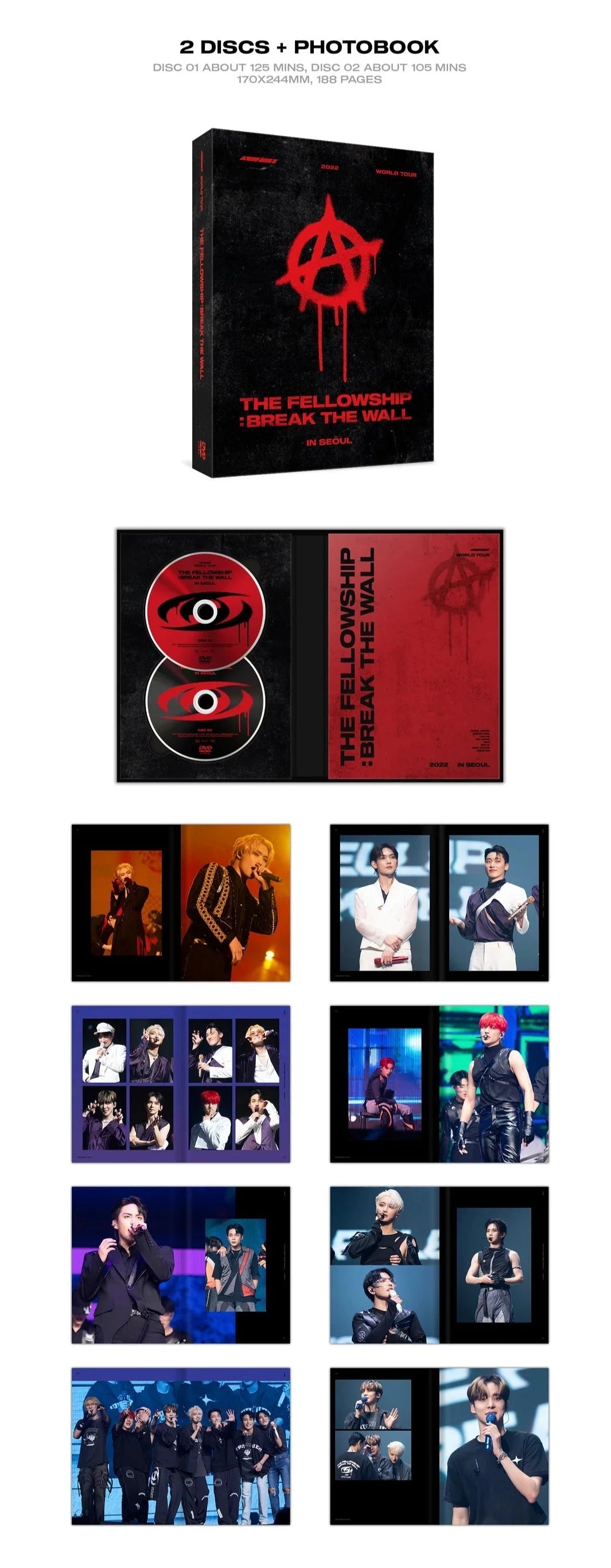ATEEZ - THE FELLOWSHIP BREAK THE WALL IN SEOUL (DVD)