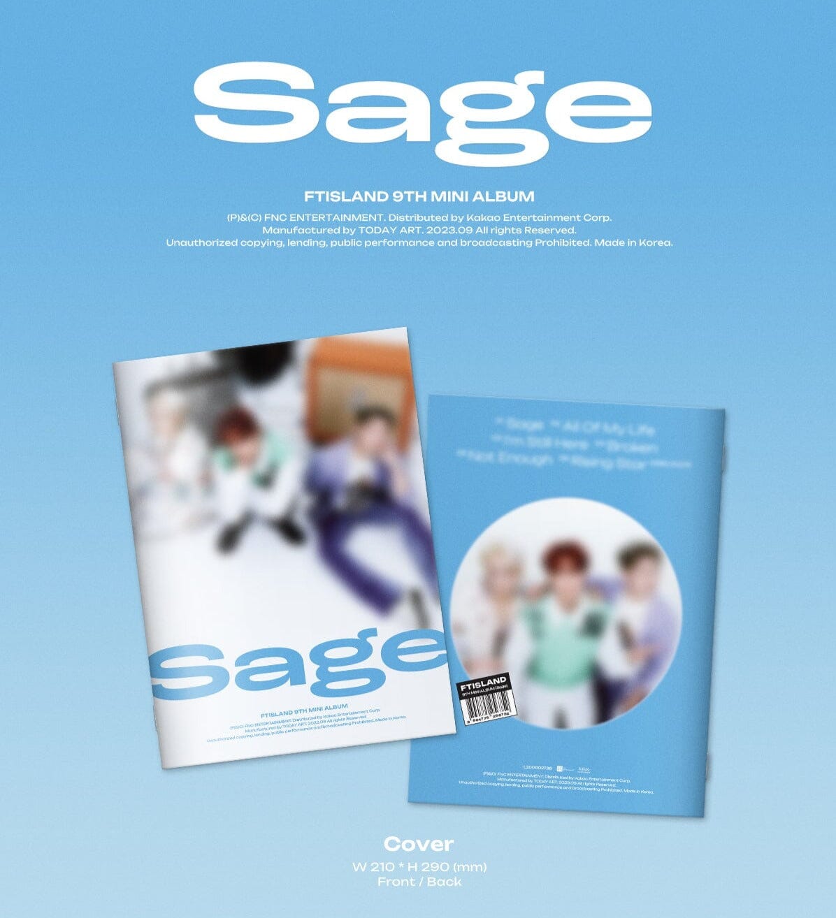 FTISLAND - SAGE (9TH MINI ALBUM)