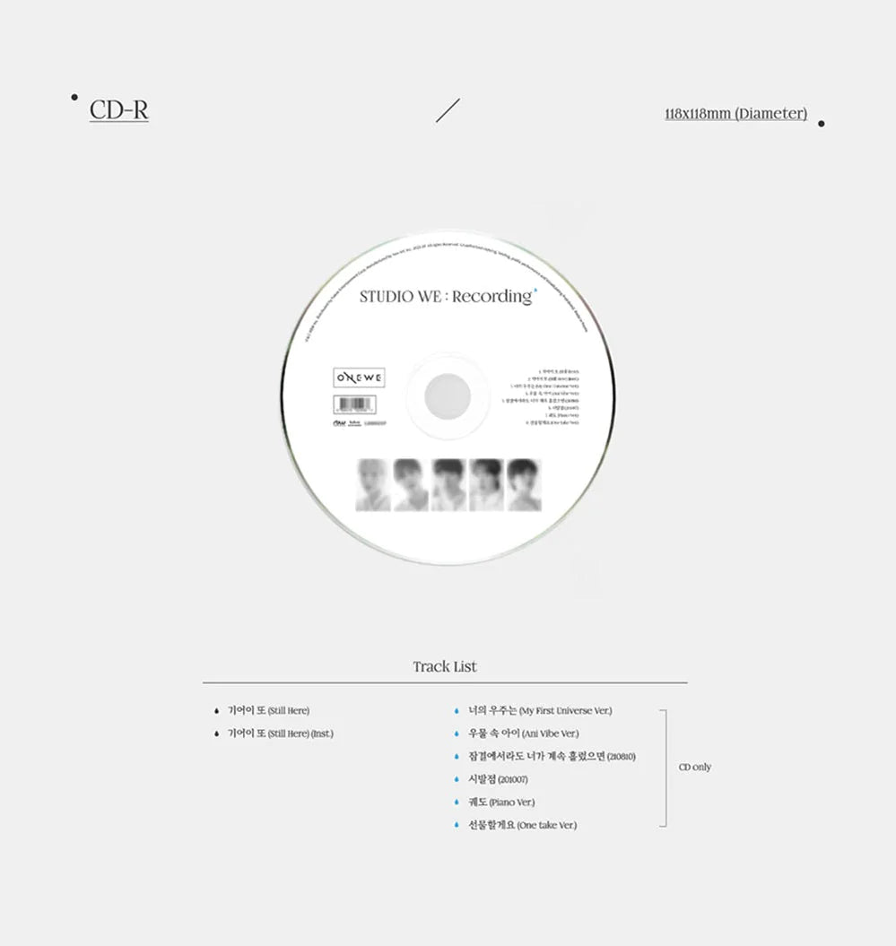 ONEWE - STUDIO WE RECORDING 3 (3RD DEMO ALBUM) Nolae Kpop