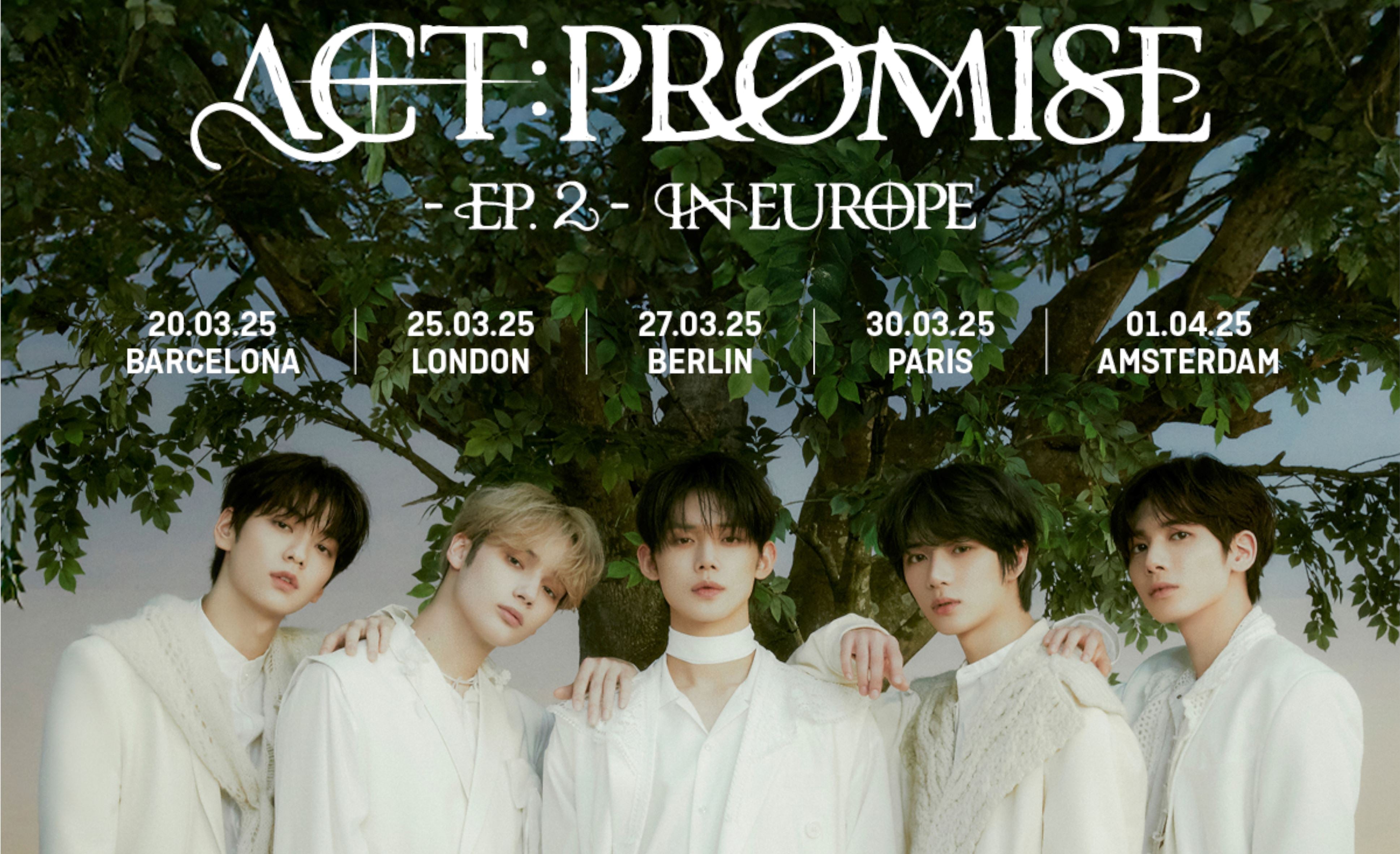 TXT kündigen <ACT : PROMISE> - EP. 2 World Tour an – auch in Europa!