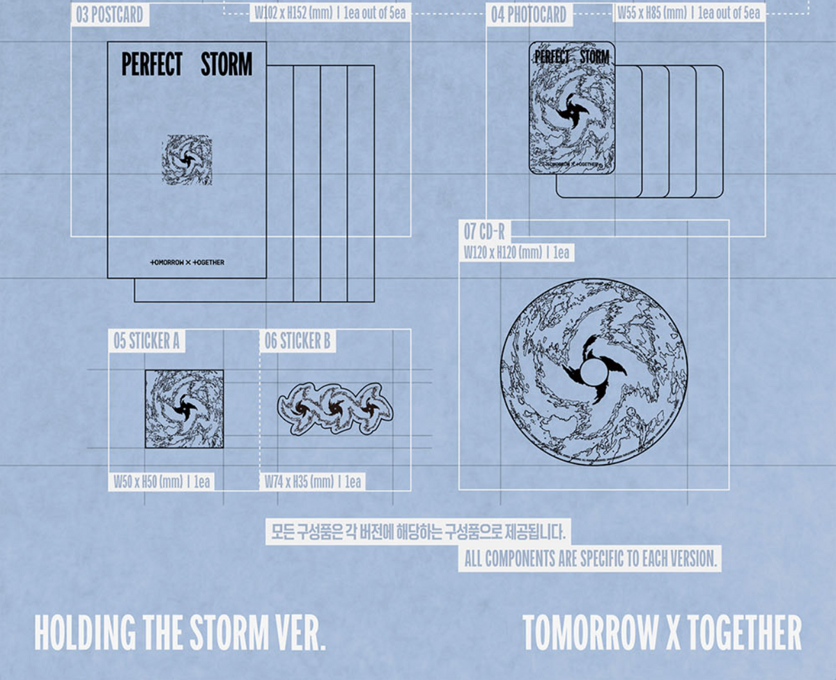 TXT - PERFECT STORM + Makestar Gift