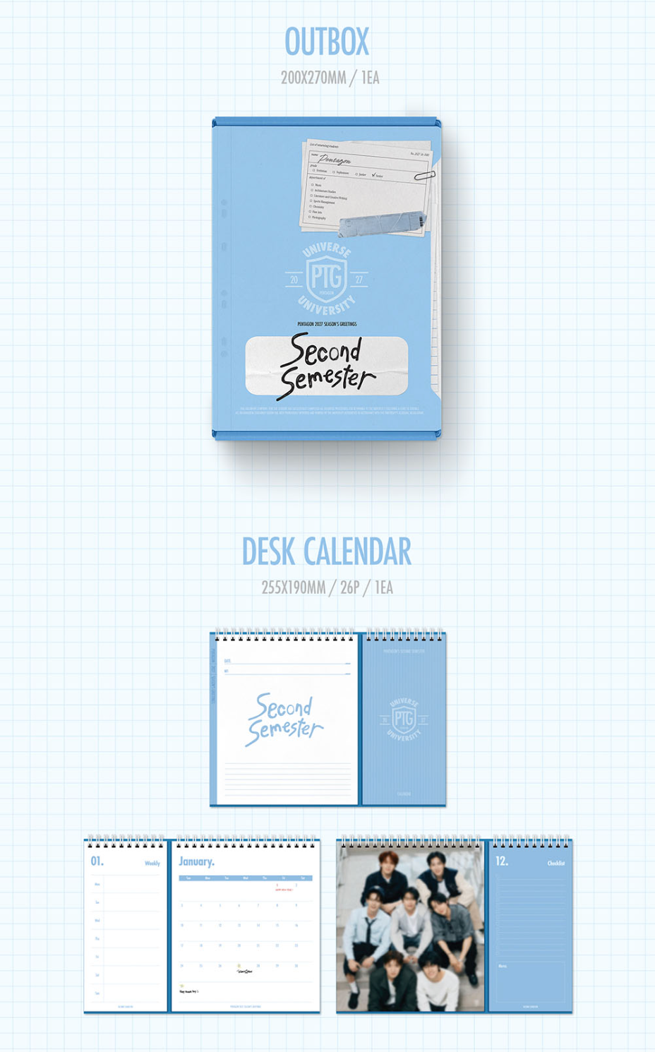 PENTAGON - 2027 SEASON’S GREETINGS (SECOND SEMESTER)