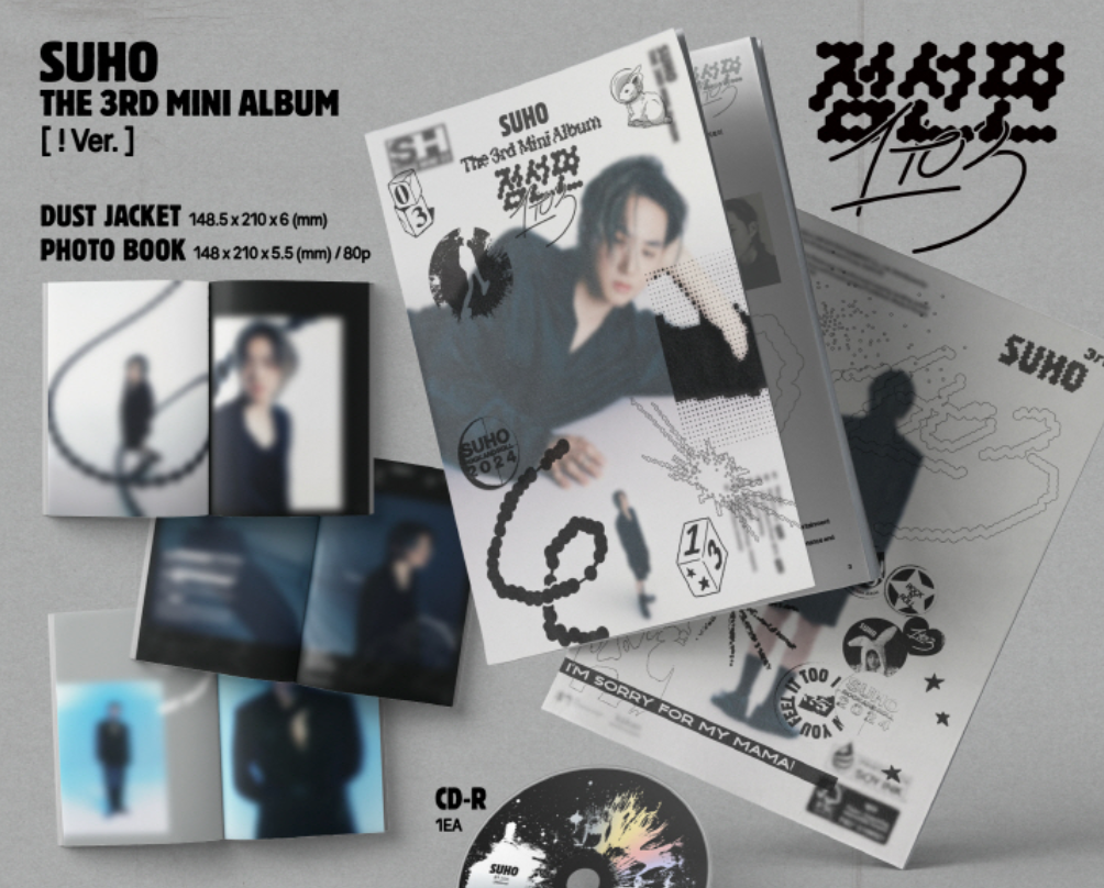 SUHO (EXO) - 1 TO 3 (3RD MINI ALBUM) PHOTOBOOK VER.