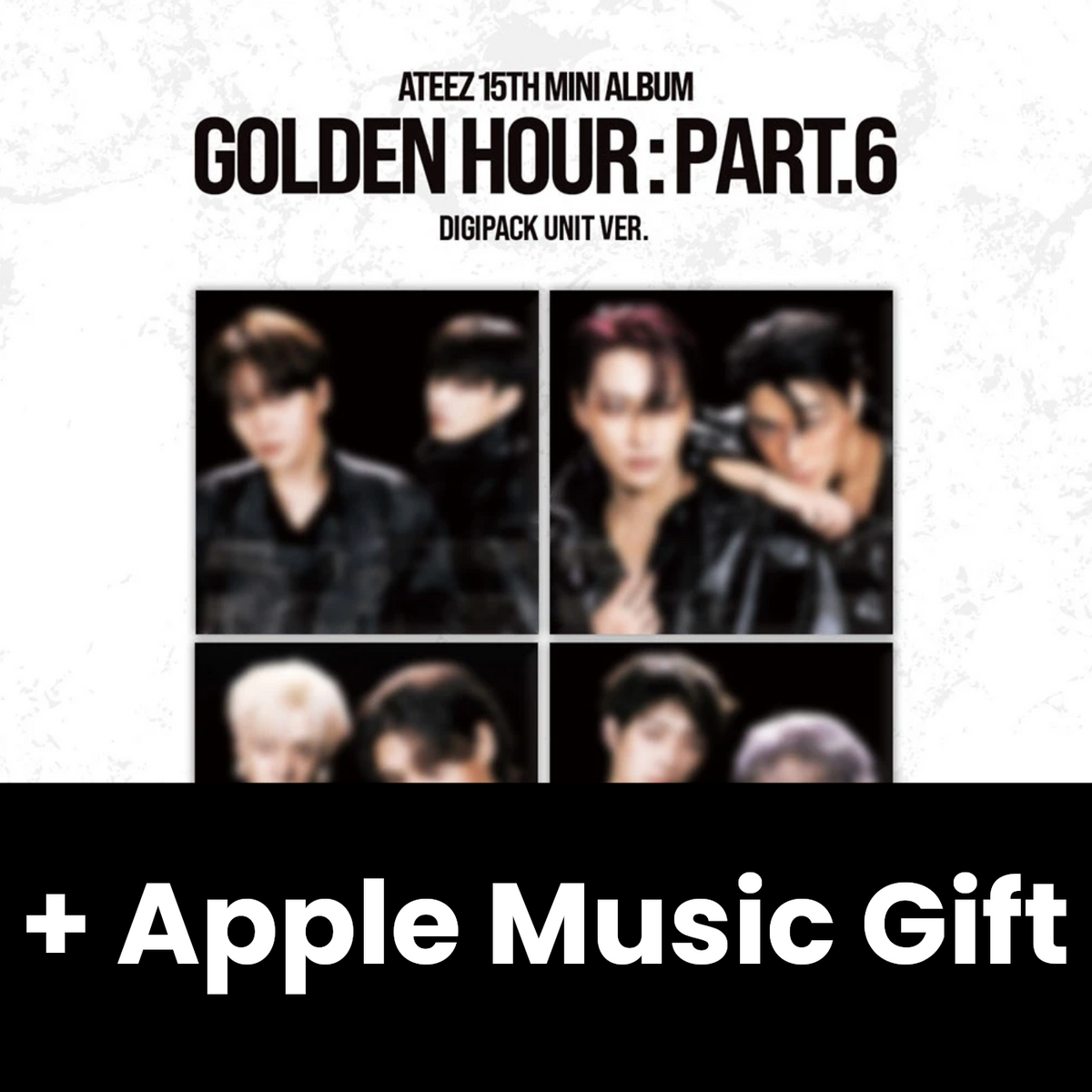 ATEEZ - GOLDEN HOUR : PART.6 (DIGIPACK UNIT VER.) + Apple Music Gift