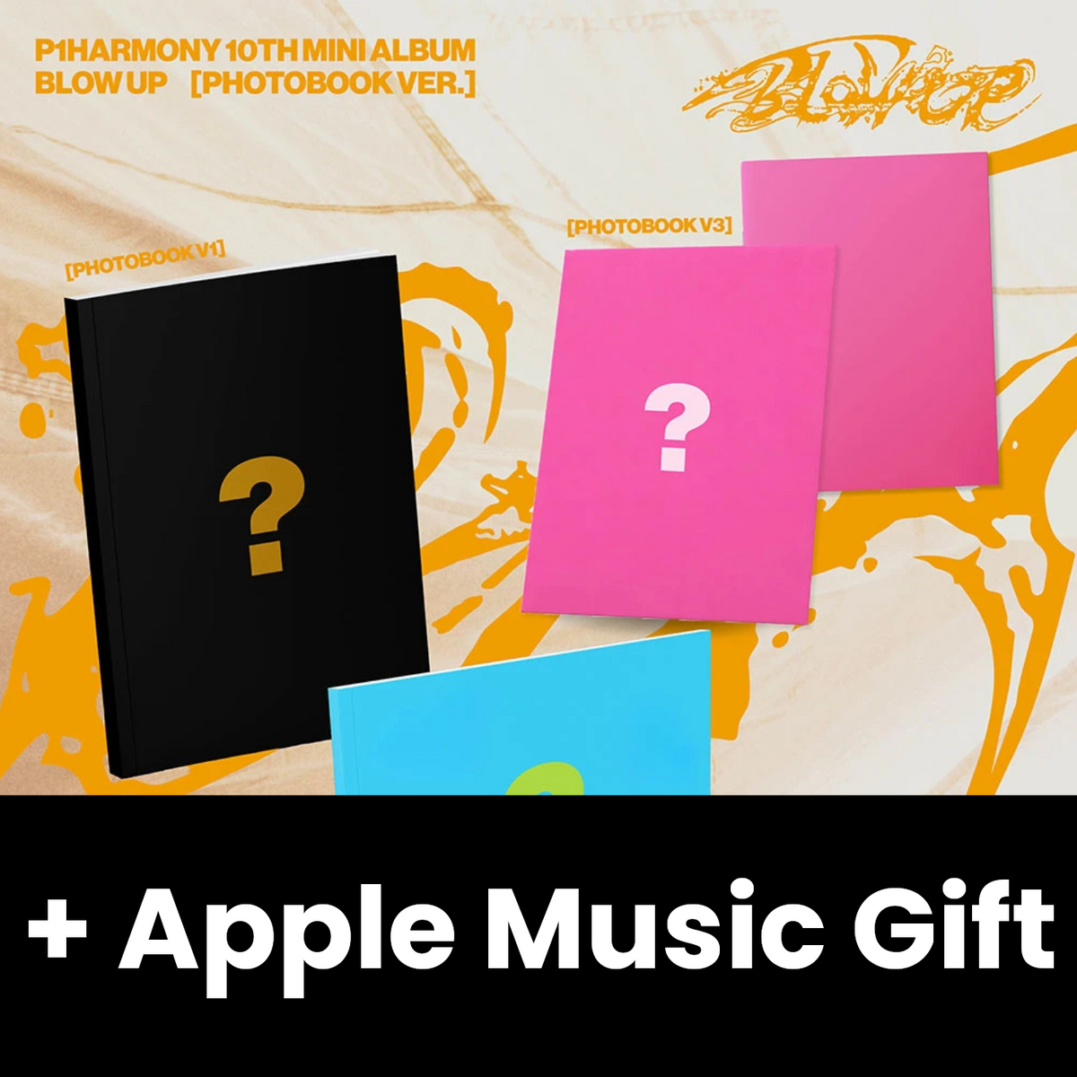 P1HARMONY - BLOW UP (PHOTOBOOK VER.) + Apple Music Gift
