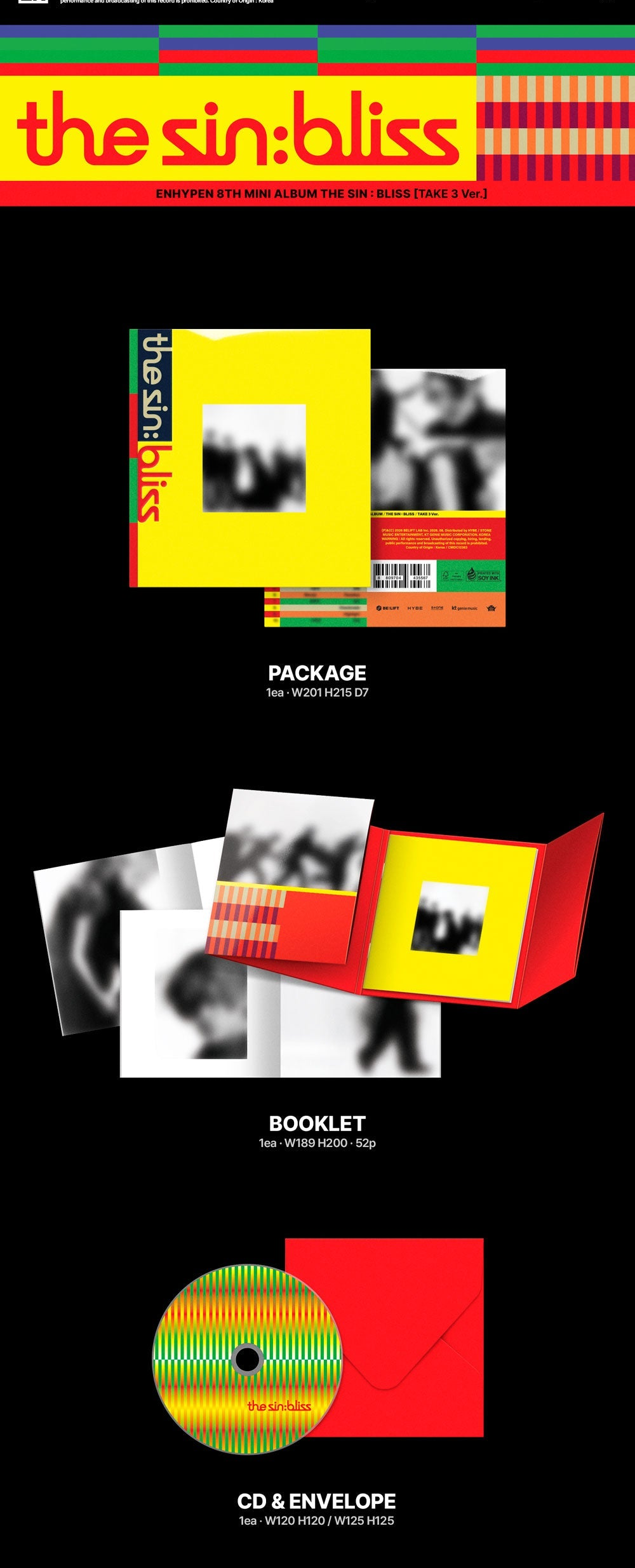 ENHYPEN - THE SIN: BLISS (SET) + WEVERSE GIFT